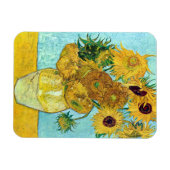 Vase mit zwölf Sonnenblumen von Vincent Van Gogh Magnet (Horizontal)