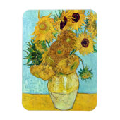 Vase mit zwölf Sonnenblumen von Vincent Van Gogh Magnet (Vertikal)