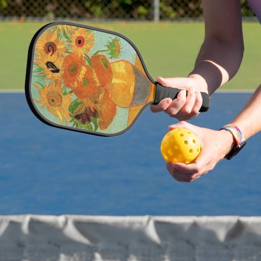 Vase mit zwölf Sonnenblumen von Vincent van Gogh Pickleball Schläger (InSitu)