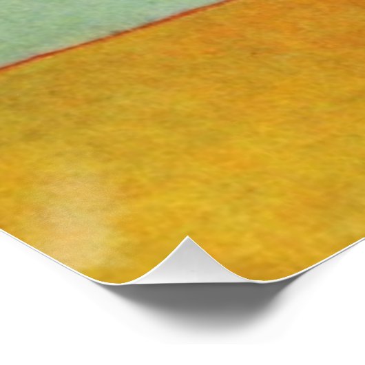 Vase mit zwölf Sonnenblumen von Vincent van Gogh Poster (Ecke)