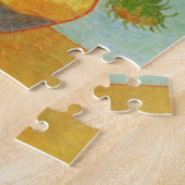Vase mit zwölf Sonnenblumen von Vincent van Gogh Puzzle (Seite)