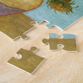 Vase mit zwölf Sonnenblumen von Vincent van Gogh Puzzle (Seite)