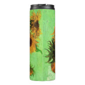Vase mit zwölf Sonnenblumen von Vincent van Gogh Thermosbecher (Rückseite)
