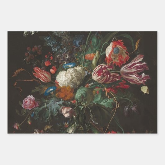 Vase of Blume - Jan Davidsz. de Heem Geschenkpapier Set (Vorderseite 3)