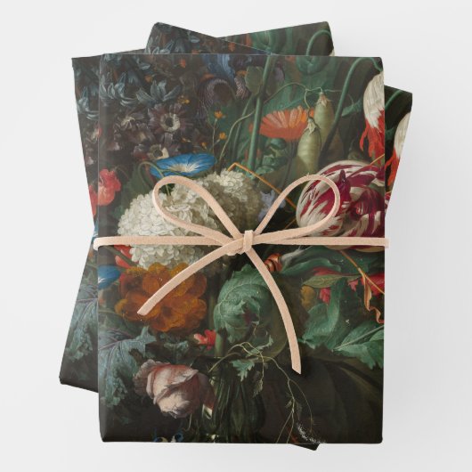 Vase of Blume - Jan Davidsz. de Heem Geschenkpapier Set (Beispiel)