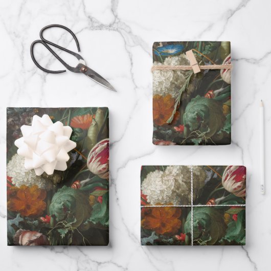 Vase of Blume - Jan Davidsz. de Heem Geschenkpapier Set (Vorderseite)