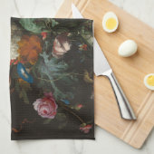 Vase of Blume - Jan Davidsz. de Heem Geschirrtuch (Viertel Falte)