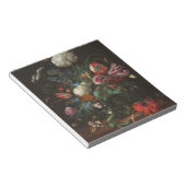 Vase of Blume - Jan Davidsz. de Heem Notizblock (angewinkelt)