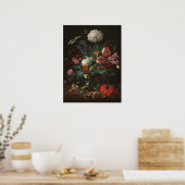 Vase of Blume - Jan Davidsz. de Heem Poster (Küche)