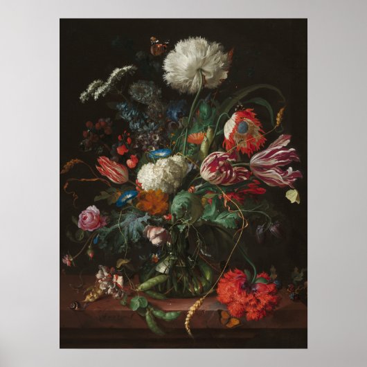 Vase of Blume - Jan Davidsz. de Heem Poster (Vorne)