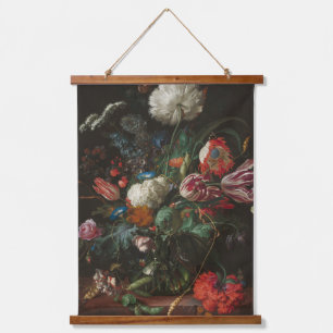 Vase of Blume - Jan Davidsz. de Heem Wandteppich Mit Holzrahmen