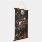 Vase of Blume - Jan Davidsz. de Heem Wandteppich Mit Holzrahmen (Gewinkelt)
