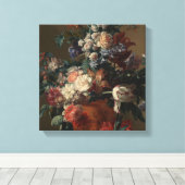Vase of Blume - Jan van Huysum Leinwanddruck (Insitu (Holzboden))
