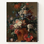 Vase of Blume - Jan van Huysum Notizblock (Rückseite)