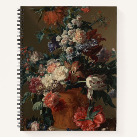 Vase of Blume - Jan van Huysum Notizblock (Vorderseite)