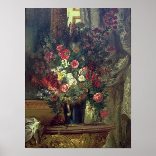 Vase of Blume on a Console, 1848-49 Poster (Vorne)