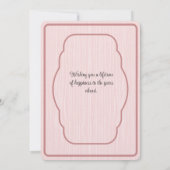 Vase of Colored Peonies Mitteilungskarte (Rückseite)