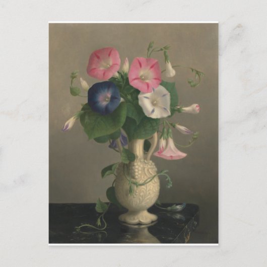 Vase of Morning Glories Postkarte (Vorderseite)