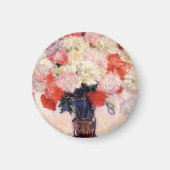 Vase Of Peonies By Claude Monet Magnet (Vorne)
