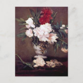 Vase of Peonies Édouard Manet Postkarte (Vorderseite)