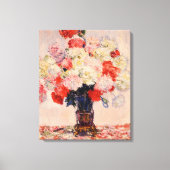Vase of Peonies Monet Fine Art Leinwanddruck (Vorderseite)