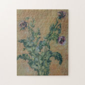Vase of Poppies Monet Fine Art Puzzle (Vertikal)