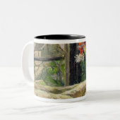 Vase Paul Gauguin | Blumen Zweifarbige Tasse (Vorderseite Links)