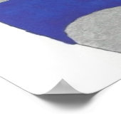 Vase Poppies Zeitgenössisches Kunstgedicht Print Poster (Ecke)