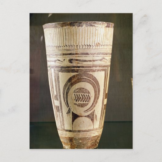 Vase, Style I, aus Susa, Iran, 5000-4000 v. Chr. Postkarte (Vorderseite)