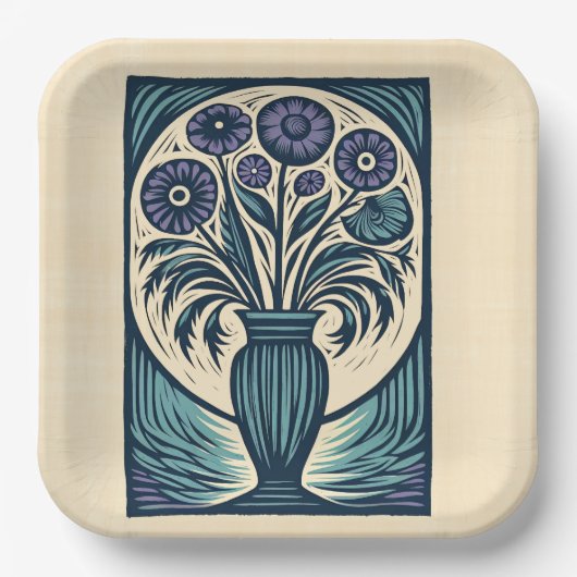 Vase Three Pappteller (Vorderseite)