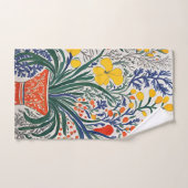 Vase und wild lebende Blume Badhandtuch Set (Handtuch)