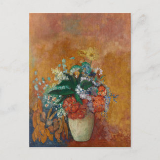 Vase von Blume - Odilon Redon Öl Malerei Postkarte