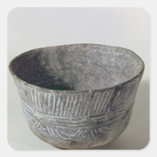 Vase, von Fontbouisse, 2300-1700 v. Chr. Quadratischer Aufkleber