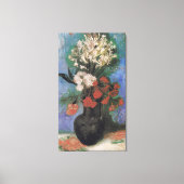 Vase von Nelken und anderen Blume von Van Gogh Leinwanddruck (Vorderseite)