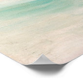 Vase von Rose und Dahlien, Renoir Poster (Ecke)