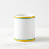 Vase von Sonnenblumen Kaffeetasse (Mittel)