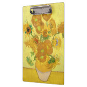Vase with fifteen sunflowers by Vincent Van Gogh Klemmbrett (Links)