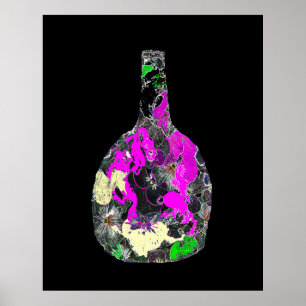 Vase with flowers poster