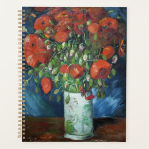 Vase with Poppies 1886 by Vincent van Gogh Planer