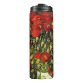 Vase with Red Poppies by Vincent van Gogh Thermosbecher (Vorderseite)