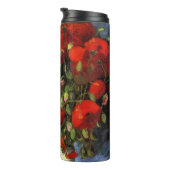 Vase with Red Poppies by Vincent van Gogh Thermosbecher (Nach rechts gedreht)