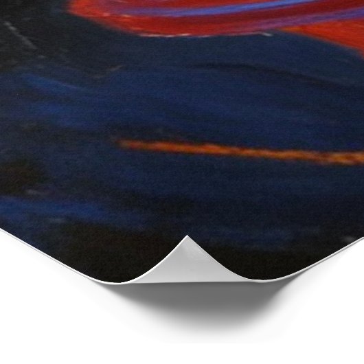 Vase with Sunflowers After Van Gogh Poster (Ecke)