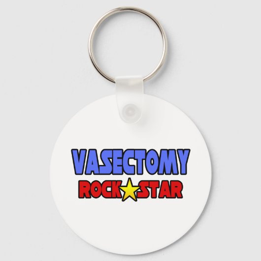 Vasectomy Rock Star Schlüsselanhänger (Vorderseite)