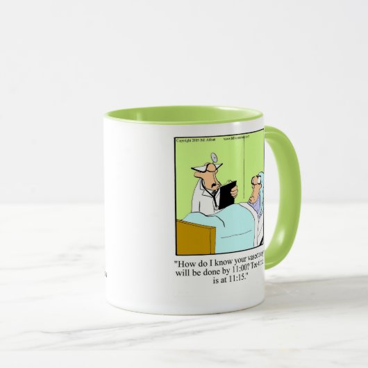 Vasektomie / Golf Spaß Tasse Geschenk (VorderseiteRechts)