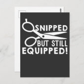 Vasektomie-Operation gesnippt, aber immer noch aus Postkarte (Vorne/Hinten)