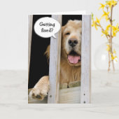 Vasektomie-Spaß Karte (Gelbe Blume)