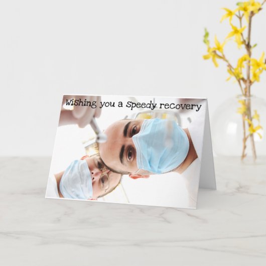 Vasektomie Speedy Erholung Karte (Gelbe Blume)