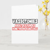 Vasektomien... kein Spaß Karte (Gelbe Blume)