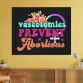 Vasektomien verhindern Abortionen Canvas drucken Leinwanddruck (Insitu (Wohnzimmer))