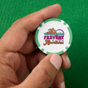 Vasektomien verhindern Abortionen Poker Chips
